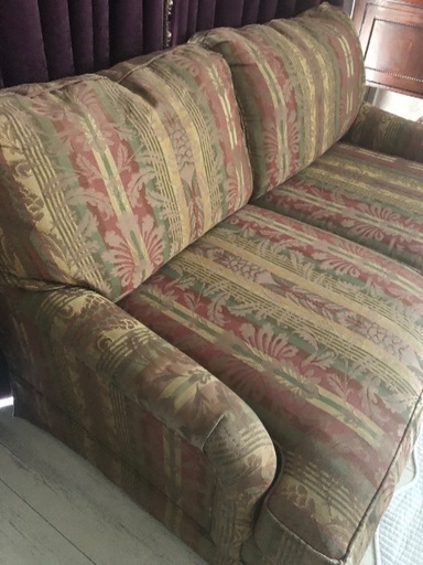 アメリカ製ソファー引き取りに来てくださる方 Miyuki 白鷺のソファ 2人掛けソファ の中古あげます 譲ります ジモティーで不用品の処分