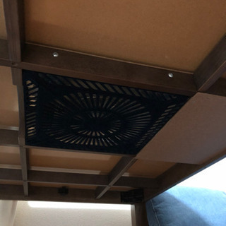 unicoダイニングソファ&ニトリ、コタツ付きダイニングテーブル