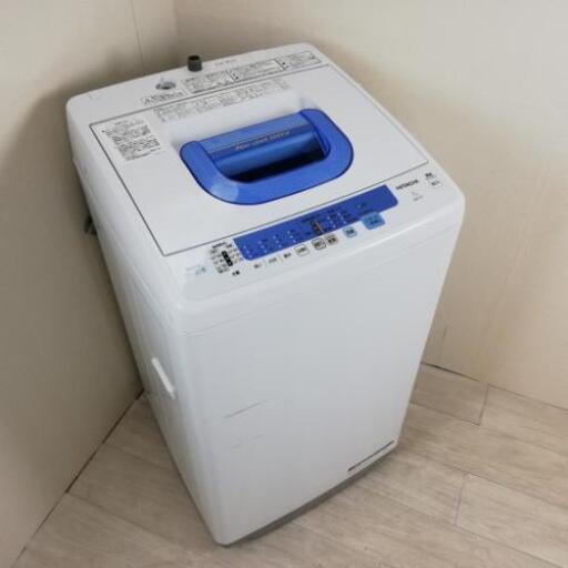 中古 7.0kg エアジェット乾燥 全自動洗濯乾燥機 日立 NW-T71 2014年製造 風乾燥 一人暮らしのまとめ洗いに 二人暮らし ちょっと大きい 6ヶ月保証付き