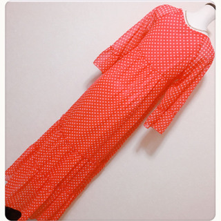 ご購入者様決定［RODEO CROWNS］シフォンドットロングワンピース