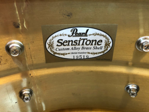 Pearl sensitone 14×5.5 スネア