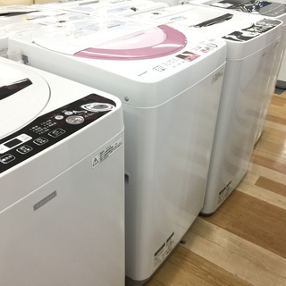 ○【12ヶ月安心保証付き】SHARP 全自動洗濯機 2016年製 高年式！2016年製SHARPの8kg全自動洗濯機が入荷致しました