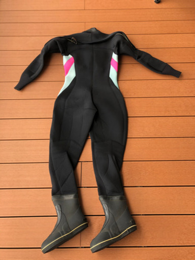 ウェットスーツ レディース ドライスーツ TUSA ドライスーツ レディース 【抗菌防臭素材】156cm43kg23cm（美品