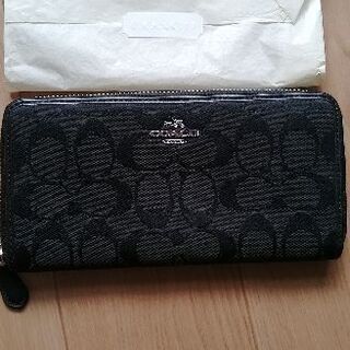 長お財布　ブラック　COACH