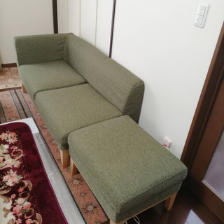 美品！緑のお洒落なソファ