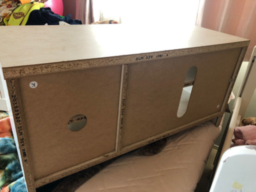 ニトリの可愛い家具再度出します なわ 梅林の収納家具 テレビ台 の中古あげます 譲ります ジモティーで不用品の処分