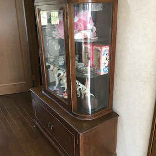 時代物 西洋アンティーク家具 飾り棚