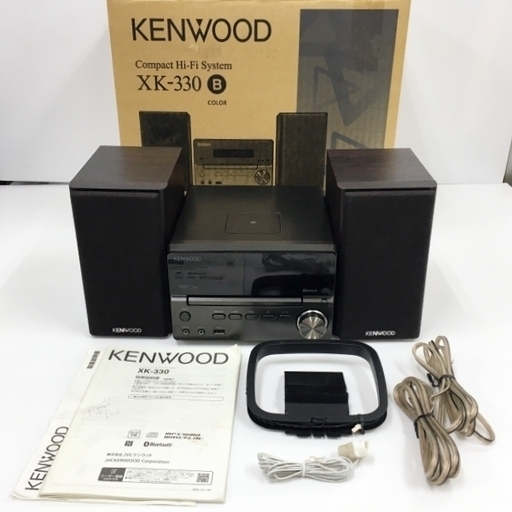 豪華で新しい KENWOOD ハイレゾCDコンポ Bluetooth/USB/NFC対応 XK-330