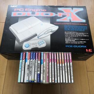 PCエンジンDUO-RX本体とソフト【レトロゲーム】