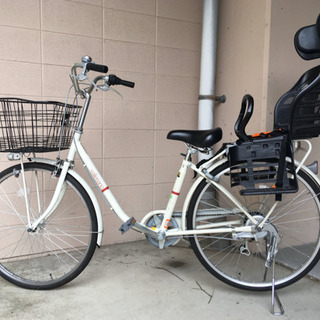 26インチ　子乗せ自転車　四段変速