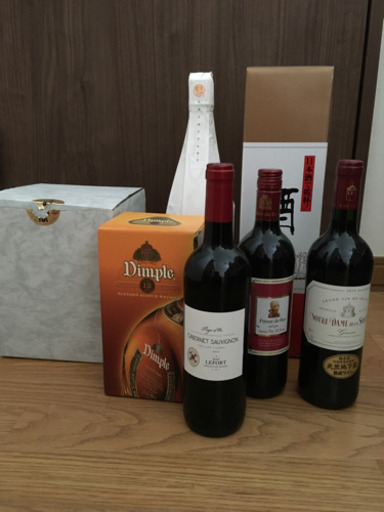 芋焼酎　ワイン　日本酒　ウイスキー