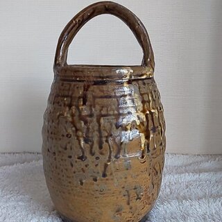 小鹿田焼き花瓶
