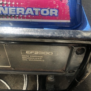 【中古】ヤマハ YAMAHA EF2300 発電機 ガソリンエンジン