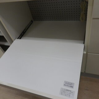 参考定価¥104,000 野田産業 NDstyie 2面 レンジボード 食器棚 幅140.5cm☓奥行47.5cm☓高さ207cm 