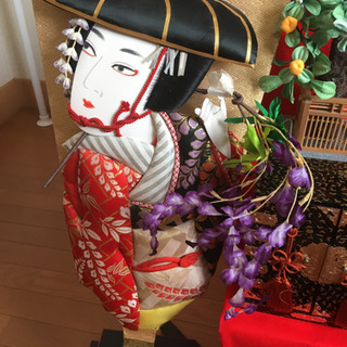 ひな壇　7段フルセット　羽子板付き