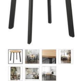 【美品】IKEA ダイニングテーブル 丸テーブル GAMLARE...