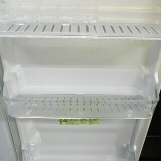 店舗同時販売品)SHARP 2017年製 271L 2ドア冷蔵庫 SJ-PD27D-W