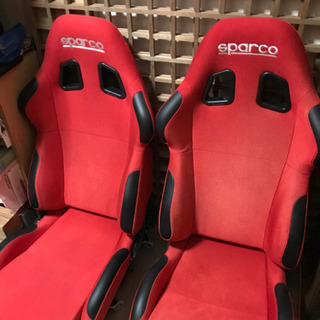 スパルコ　sparco  セミバケットシート2脚