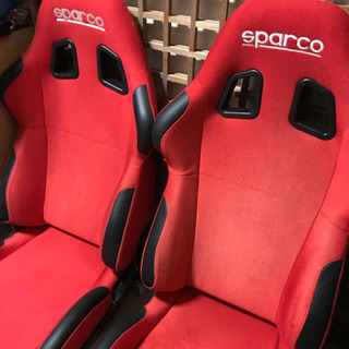 スパルコ　sparco  セミバケットシート2脚