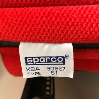 スパルコ　sparco  セミバケットシート2脚