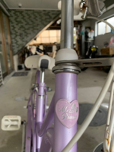 メゾ ピアノ22インチ ラベンダー(薄紫色)自転車