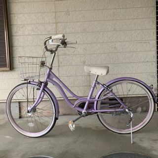 メゾ ピアノ22インチ ラベンダー(薄紫色)自転車 