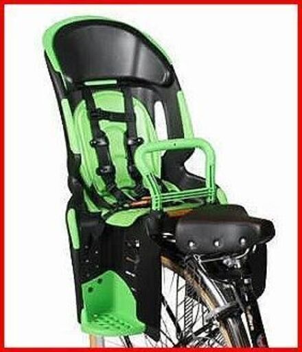★新品未使用・OGK後ろ子供乗せ・RBC011パナソニック品・ブラック/グリーン