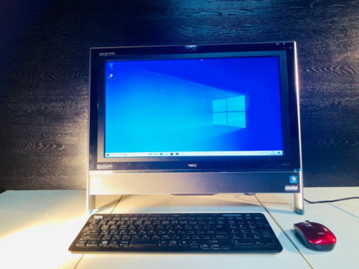 WIN10★薄型NEC★Wi-Fi☆1000G★DVD書込対応★vn370ブラック