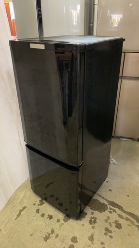 三菱　2ドア冷蔵庫　黒　146L大容量