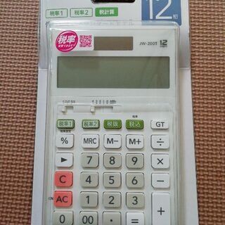 【未開封】電卓 CASIO    12桁 税率変更