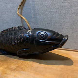 自在　大鯉　アンティーク　