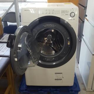 SHARP ドラム式洗濯機 洗濯7.0kg 乾燥3.5kg 中古 2018年式