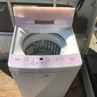 生活家電 AQUA 2017年製 4.5kg洗い とても綺麗です。