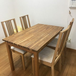 【譲り先決定】IKEA ダイニングテーブル　(お引渡し3/14o...