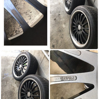 カールソン1/16RS 希少なブラックエディション19inch 30アルファードに装着