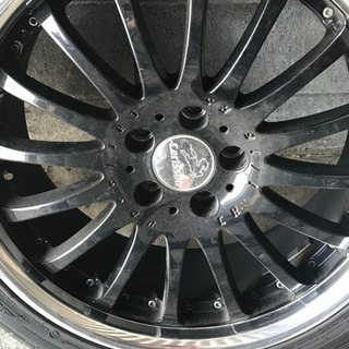 カールソン1/16RS 希少なブラックエディション19inch 30アルファードに装着