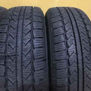 【as19】 9分山16インチ 日産純正アルミホイール 16ｘ6J＋45 5H-114.3 195/65R16 ナンカン スタッドレス 4本セット 中古 手渡し可