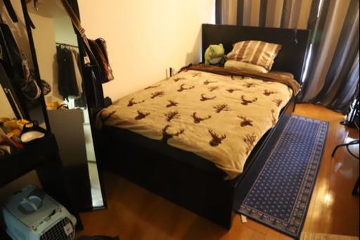IKEA malm セミダブル　ベッド