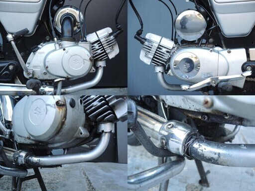 愛媛発☆旧車 コレダ50 K50 キック一発始動＆タイヤ前後ほぼ