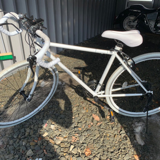 美品！ロードバイク ！白