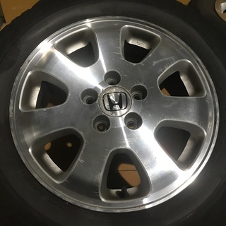 K8】16インチ アルミホイール 16x6.5JJ＋50 5H-114.3 ホンダ 純正 205