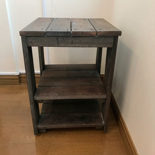 【3/30まで】サイドテーブル ウッド 作業台 椅子