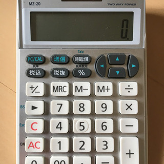 【美品　値下げ】CASIO MZ-20 電卓(外付けテンキー)お...