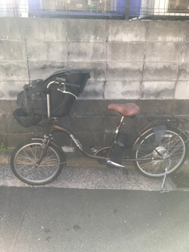 電動自転車　茶色　SUISUI