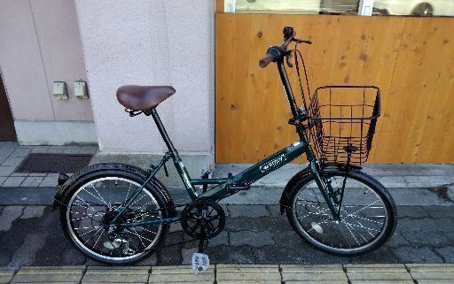 Marushi 折りたたみ自転車 ダークブルー