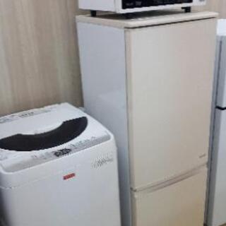 全部シャープ家電3点セット！！激安配送料込み価格！！嬉しいオーブン 
