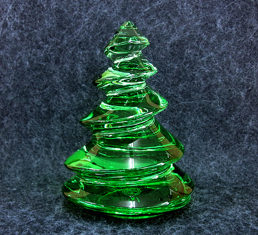 バカラ クリスマスツリー グリーン 緑 装飾品 置物 南12条店