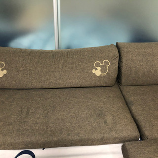 3人掛けソファ 【美品】本日限定価格！ベルメゾン ディズニーソファ3人掛け