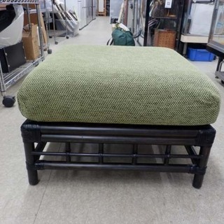 オットマン 61×61×39 カザマ KAZAMA ラタンスツール バンブー 籐家具