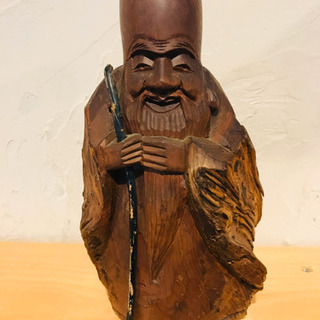木彫り 仏像 高さ約22cm